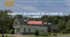 Desktop Screenshot of ferme-de-fourges.com